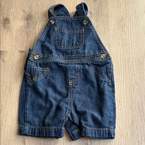 Stylish Navy Kids Denim Overalls